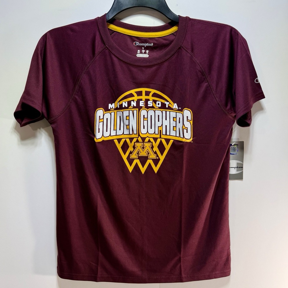 Champion Minnesota Golden Gophers Athletic‎ T-Shirt Maroon Women's Size Large
